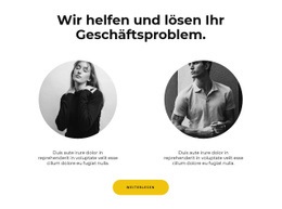 Zwei Menschen - Drag And Drop HTML Builder