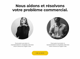 Deux Personnes - Modèle Joomla Simple