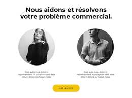 Deux Personnes – Thème WordPress Facile À Utiliser