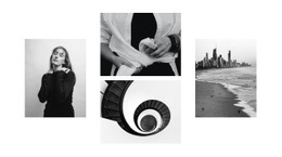 Asymmetric gallery - Html Code Example by Nicepage