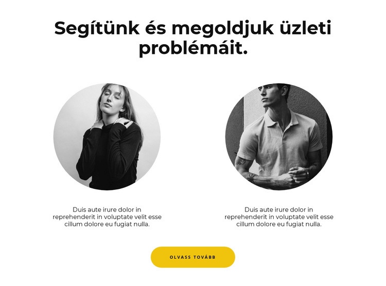 Két ember Weboldal tervezés