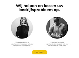 CSS-Sjabloon Voor Twee Personen