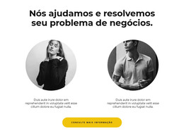 Duas Pessoas - Modelo Da Web