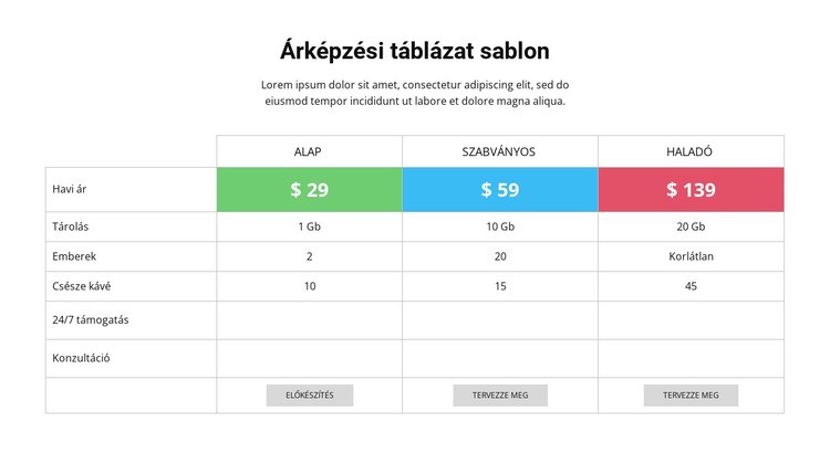 Takarítson meg pénzt terveinken Sablon