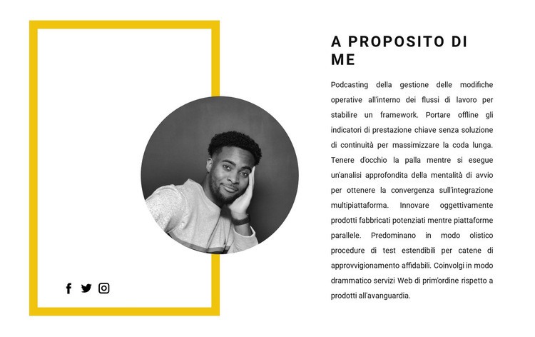 Progetto siti web Mockup del sito web