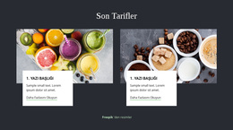 Son Tarifler - Premium WordPress Teması