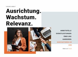 Joomla-Template Für Ausrichtung, Wachstum, Relevanz