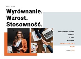 Dostosowanie, Wzrost, Trafność - Ostateczna Makieta Witryny