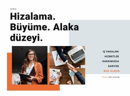 Uyum, Büyüme, Alaka Düzeyi - HTML Builder