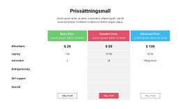 Välj En Prisstrategi - Personlig Webbplatsmall