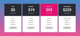 Choose Your Pricing Strategy - Functionality Web Page Design