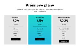 Prémiové Plány – Inspirace Motivem WordPress