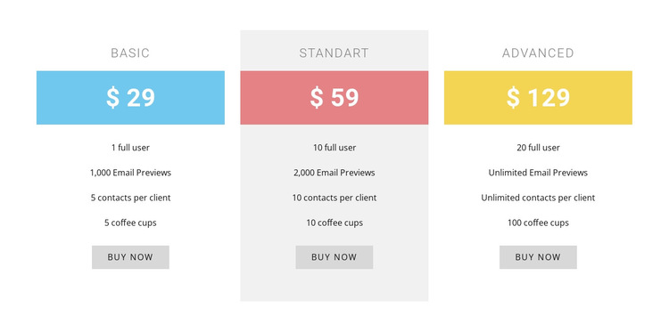 Cost-plus pricing HTML5 Template