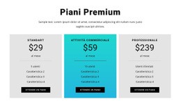 Piani Premium - Modelli Di Siti Web