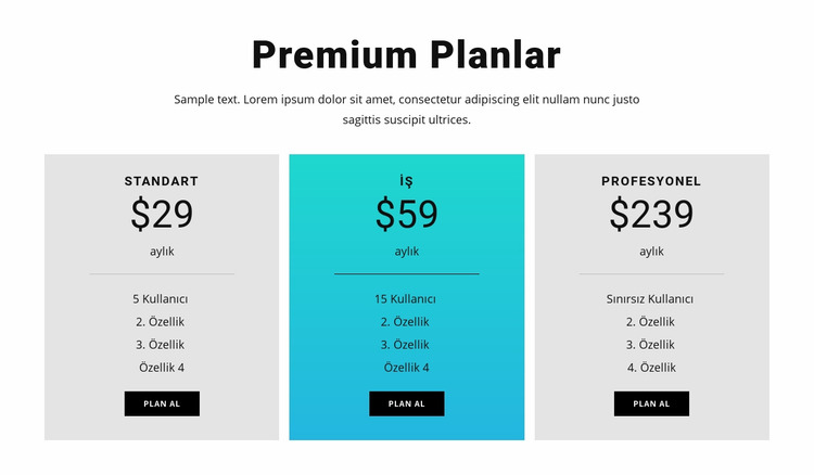 Premium Planlar Joomla Şablonu