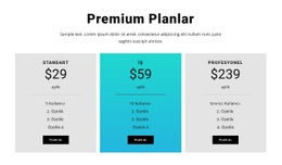Premium Planlar