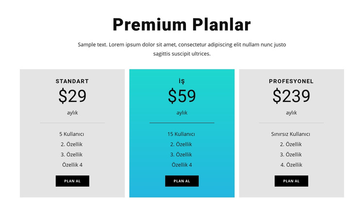 Premium Planlar WordPress Teması