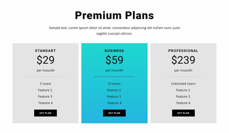Premium Plans WordPress Website Builder