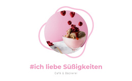 Dessert Mit Himbeeren – Schönes WordPress-Theme