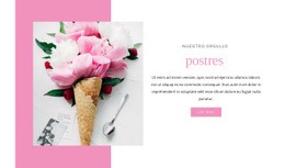 Nuestros Postres Especiales: Página De Destino Definitiva