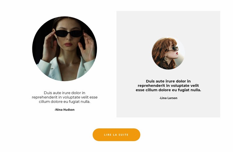 Deux avis sur la collection Conception de site Web