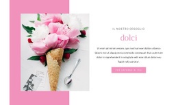Tema HTML5 Per I Nostri Dolci Speciali