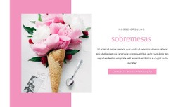 Web Design Incrível Para Nossas Sobremesas Especiais