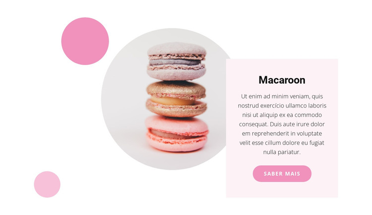 Receitas de macarrão Modelo HTML