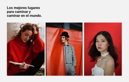 Galería En Colores Rojos Plantilla HTML CSS Responsiva