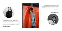 Deux Avis Et Photos Site Web D'Une Seule Page