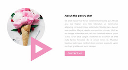 About The Pastry Chef - HTML Site Builder