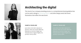The Best HTML5 Template For Women Architects
