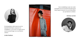 Twee Recensies En Foto'S - HTML-Paginasjabloon