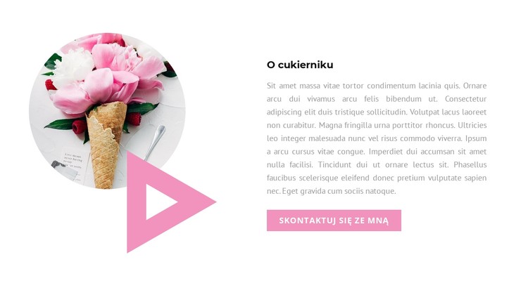 O cukierniku Szablon CSS