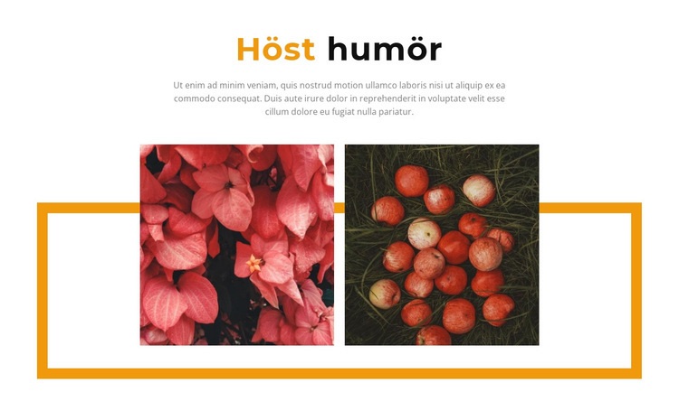 Höstfärger i galleriet Mall