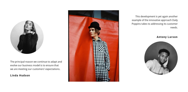 Two reviews and photos Template