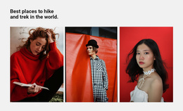 Gallery In Red Colors - Ready Website Theme