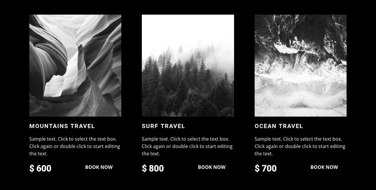 Explore the nature CSS Template