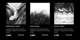 Awesome Website Design For Explore The Nature