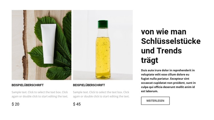 Schönheitssalon CSS-Vorlage