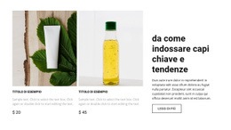 Negozio Di Cosmetici - Progettazione Di Modelli Di Siti Web