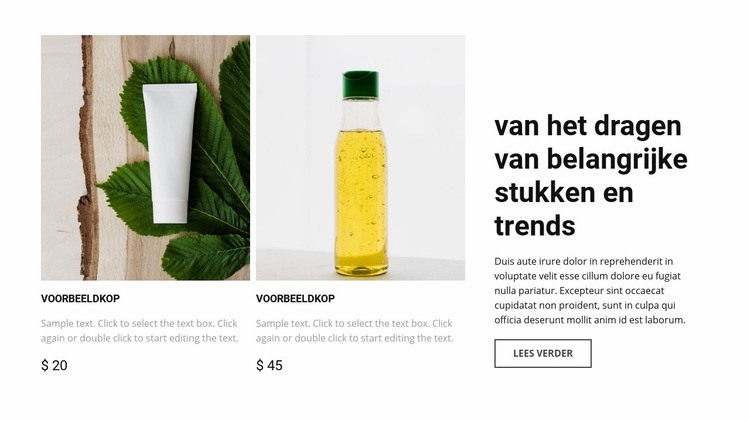 Schoonheidssalon Website ontwerp