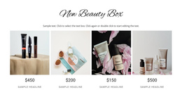 Beauty Box - Professional One Page Template
