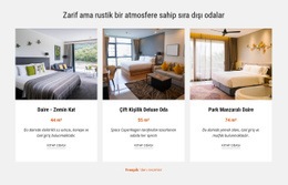 Olağanüstü Odalar - Duyarlı HTML5 Şablonu