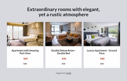 Extraordinary Rooms - Business Premium Website Template