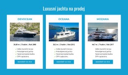 Luxusní Jachty Na Prodej Css Šablony