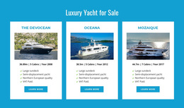 Luxury Yachts For Sale - Joomla Template Editor
