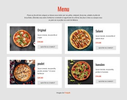 Pizza En Ligne - Conception De Sites Web Réactifs