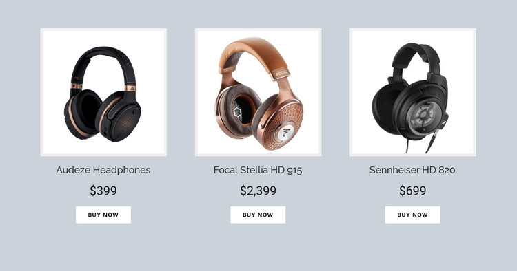 Buy Headphones Online HTML Template