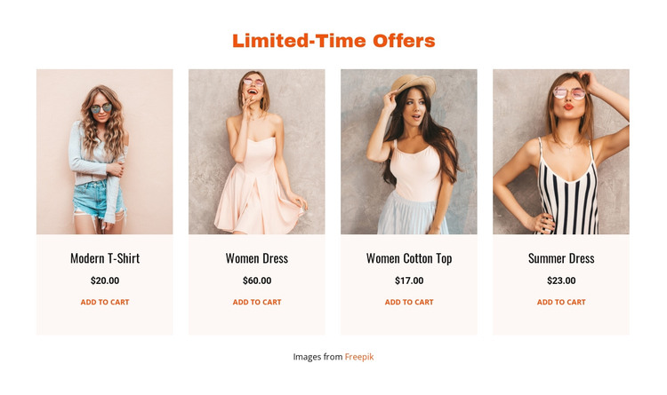 Limited-Time Offers HTML Template
